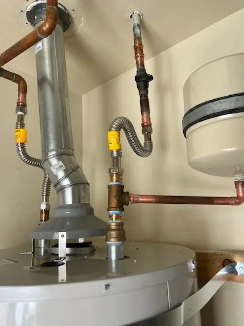 Water heater installation and plumbing repair in Carol Woods